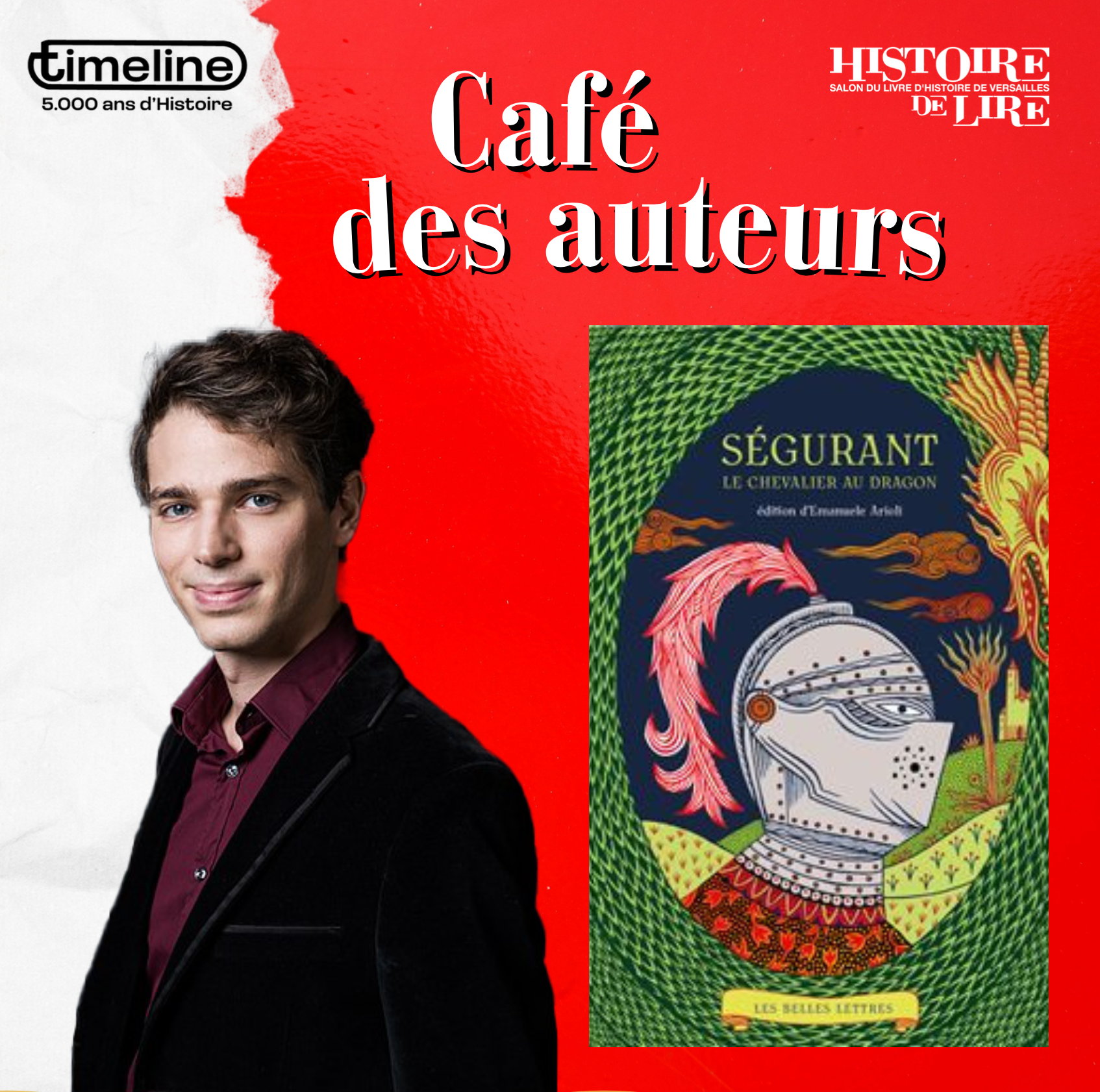 Café des auteurs : Emanuele Arioli – Ségurant le chevalier au dragon